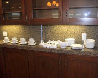 29 pcs. White Fiesta China