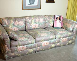 Ethan Allen Floral Sofa