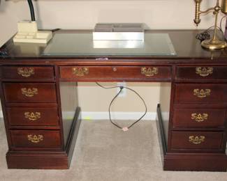 Sligh Leather Top Desk