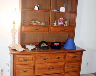 Sumpter Dresser with Bookcase