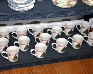 Johnson Bros. Christmas Tree Mugs
