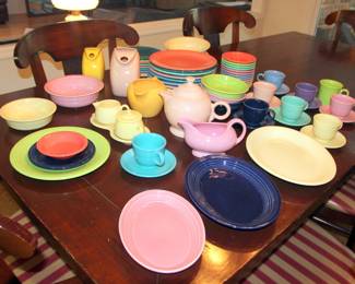 Large Selection of Fiesta China in Various Colors