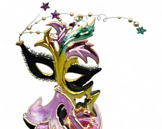 Harrah's Heather Goldmine Mask Tealight Holder