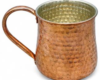 Williams Sonoma Hammered Copper Moscow Mule Mug
