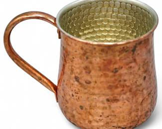 Williams Sonoma Hammered Copper Moscow Mule Mug