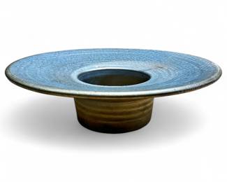 Ikebana Studio Pottery Vase, Moribana Style