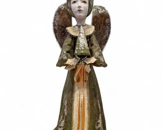 Vintage-Style Angel Figurine