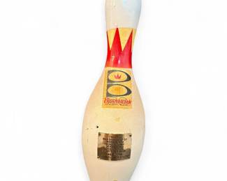 1965 Brunswick “Score King” Bowling Pin Trophy – Louis Flower Studio Team