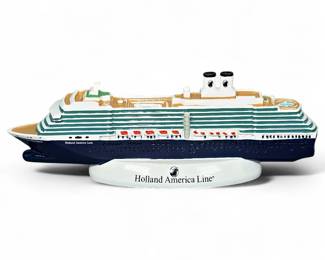 Collectible Resin Model Of The Holland America Cruise Ship MS Oosterdam