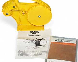 Glastar Stained Glass Foiler with K&S Copper Plate and Instructions