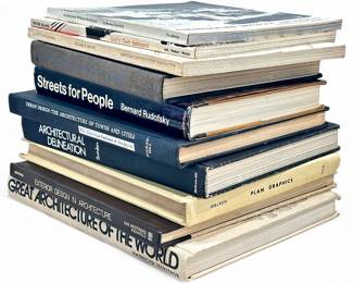 Group Of Eleven Books On Architecture