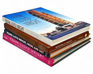 Four Hardcover Books On The Works Of Frank Lloyd Wright