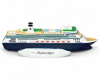 Resin Replica of The Holland America Cruise Ship The MS Rotterdam