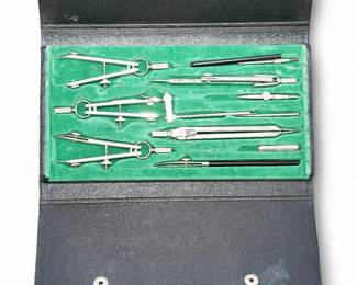 Vintage Lafayette F-13 Engineering Drafting Tool Set