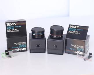 Lot of Two Sakar Lenses for Nikon Auto Focus