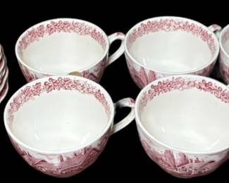 Meakin China Cups and Saucers