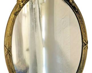 Vintage Oval Wall Mirror