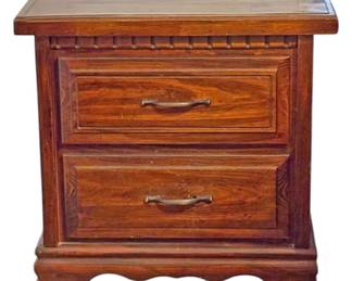 Wood Veneer Nightstand