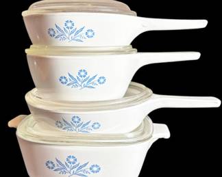 Blue Flower Corningware Cookware