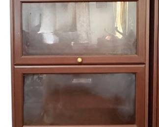 Wood Veneer Library Cabinet