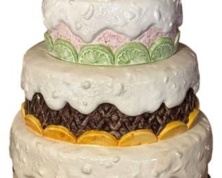 Cake Shaped Cookie Jar