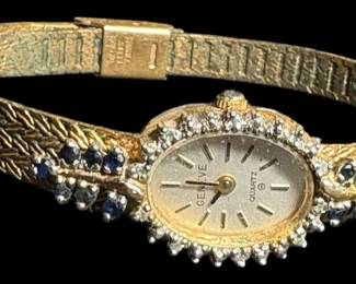 Vintage Geneve Sapphire Watch