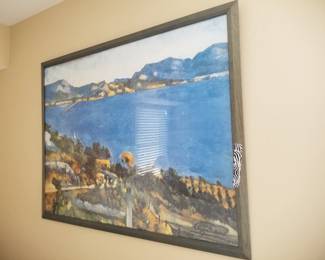 Paul Cézanne's "The Bay of Marseille, Seen from L'Estaque" framed print
