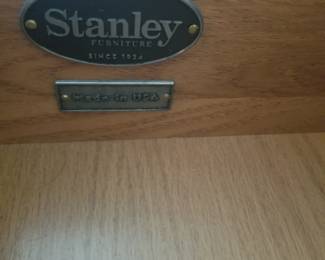 King bedroom suite by Stanley Furniture: king bed; nightstand; tall dresser