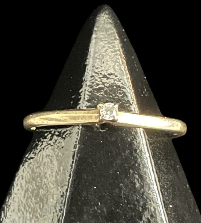 10K Gold JTC Promise Ring