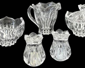 Gorham Lotus Crystal Serveware