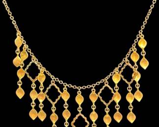 NEW Ralph Lauren Gold Tone Necklace