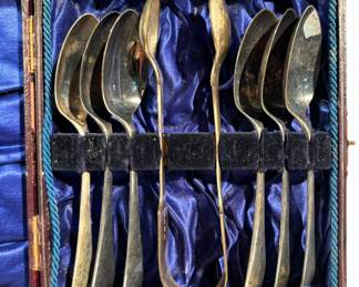 Vintage PAS Ashberry Silver Spoons