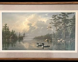 SUMMERTIME LOONS by Jim Hautman