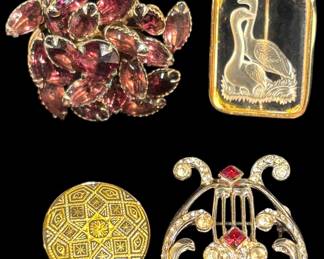 Vintage Costume Brooches