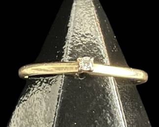 10K Gold JTC Promise Ring