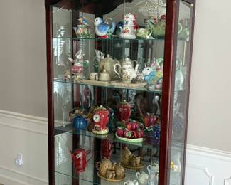 Wood and glass china