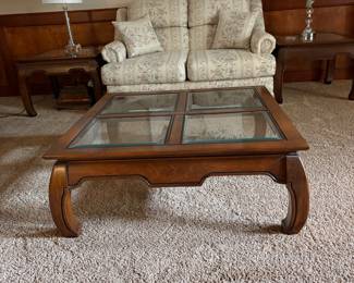 Coffee table with matching end tables and sofa table