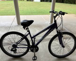 Ladies schwinn bike 26” purple in color