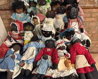 African American folk art doll collection