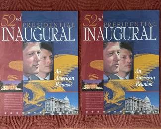Two Official 1993 Bill Clinton - Al Gore ‘An American Reunion’ Presidential Inaugural posters