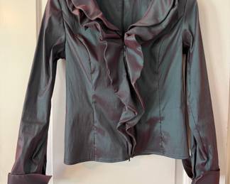 Vintage Samuel Dong zip front jacket, size Small