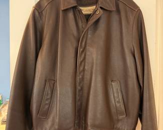 Men’s Columbia leather coat, size XXL