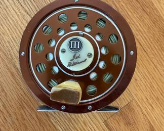 Vintage Ted Williams fly fishing reel, sold by Sears, Roebuck & Co.