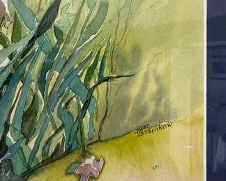 Jan Brunkow original watercolor painting