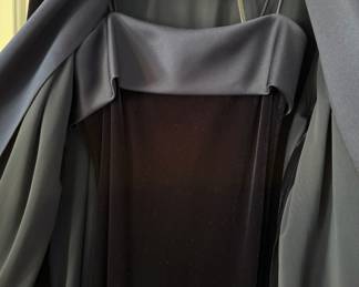 Vintage two-piece navy blue velvet set