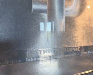 Patrick Dupre “Infinity” etching on foil, Signed