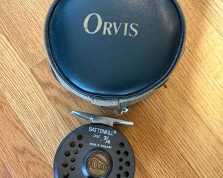 Orvis Battenkill 3/4 fly fishing reel w/ case, Made In England