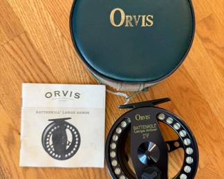 Orvis Battenkill Large Arbor IV fly fishing reel w/ case, Made In England