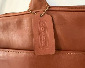 Cute vintage Coach leather business bag