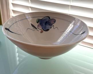 Roni Aronin signed art pottery bowl